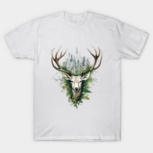 Stag Deer Animal Beauty Nature Wildlife Discovery T-Shirt